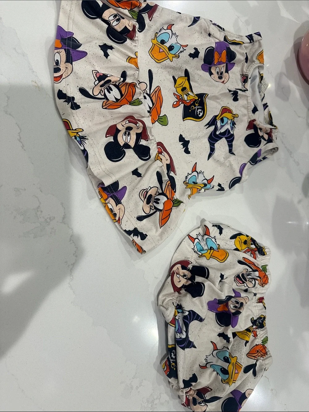Hayden Grant Halloween Disney tank and bummie set 4T